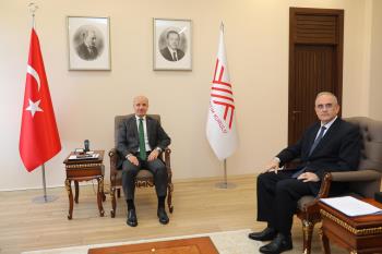 Rektörümüzden YÖK Başkanına Nezaket Ziyareti