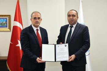 Üniversitemiz ile Aniq Va Ijtimoiy Fanlar Üniversitesi Arasında İş Birliği Protokolü İmzalandı