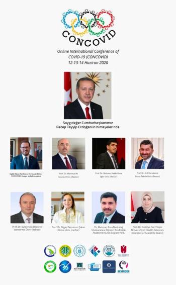 Cumhurbaşkanlığı Himayelerinde Düzenlenen ve Üniversitemizin de Paydaş Olduğu “Online International Conference of Covid-19 (Concovid)" İstanbul’da Gerçekleşti