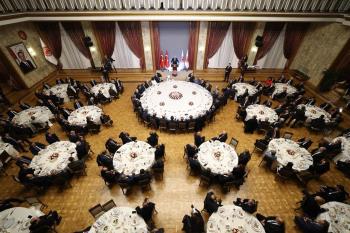 Rektörümüz Prof. Dr. İsmail Boz TBMM Başkanı Numan Kurtulmuş’un Ev Sahipliğinde Düzenlenen İftar Programına Katıldı