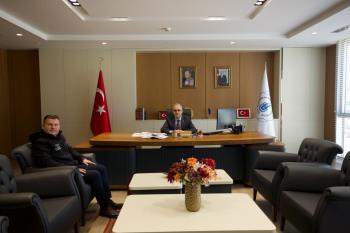 Koyunculuk Araştırma Enstitüsü Müdüründen Rektörümüze Nezaket Ziyareti