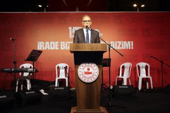Rektörümüz, “15 Temmuz Demokrasi ve Millî Birlik Günü” Anma Programına Katıldı