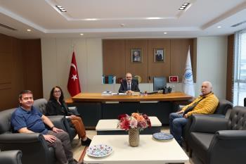 Kent Paydaşlarından Rektörümüze Nezaket Ziyareti