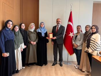 Bandırma Diyanet Genç Ofis Sorumlusundan Rektörümüze Nezaket Ziyareti