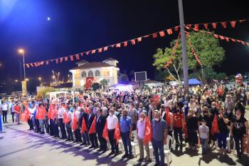 Üniversitemiz Bandırma Kaymakamlığı Himayelerinde Gerçekleşen “15 Temmuz Demokrasi ve Milli Birlik Günü” Törenlerine Katıldı